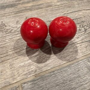 Fiestaware Retired scarlet Salt and Pepper Shakers